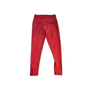 Beyond Yoga Spacedye Red High Waist Leggings Size: L